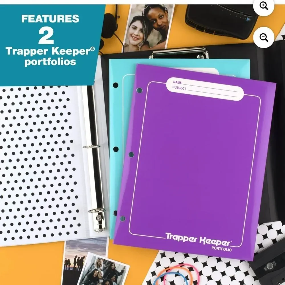Mead Original Trapper Keeper Binder - 80s 90s Vintage Retro‎ Funky Style